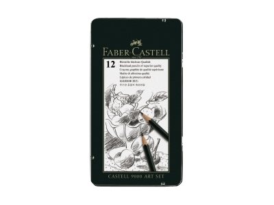 FABER-CASTELL Bleistift Castell 9000 12er Art Set