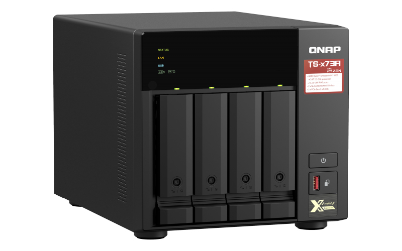 QNAP TS-473A - NAS-Server - 4 Schächte - SATA 6Gb/s