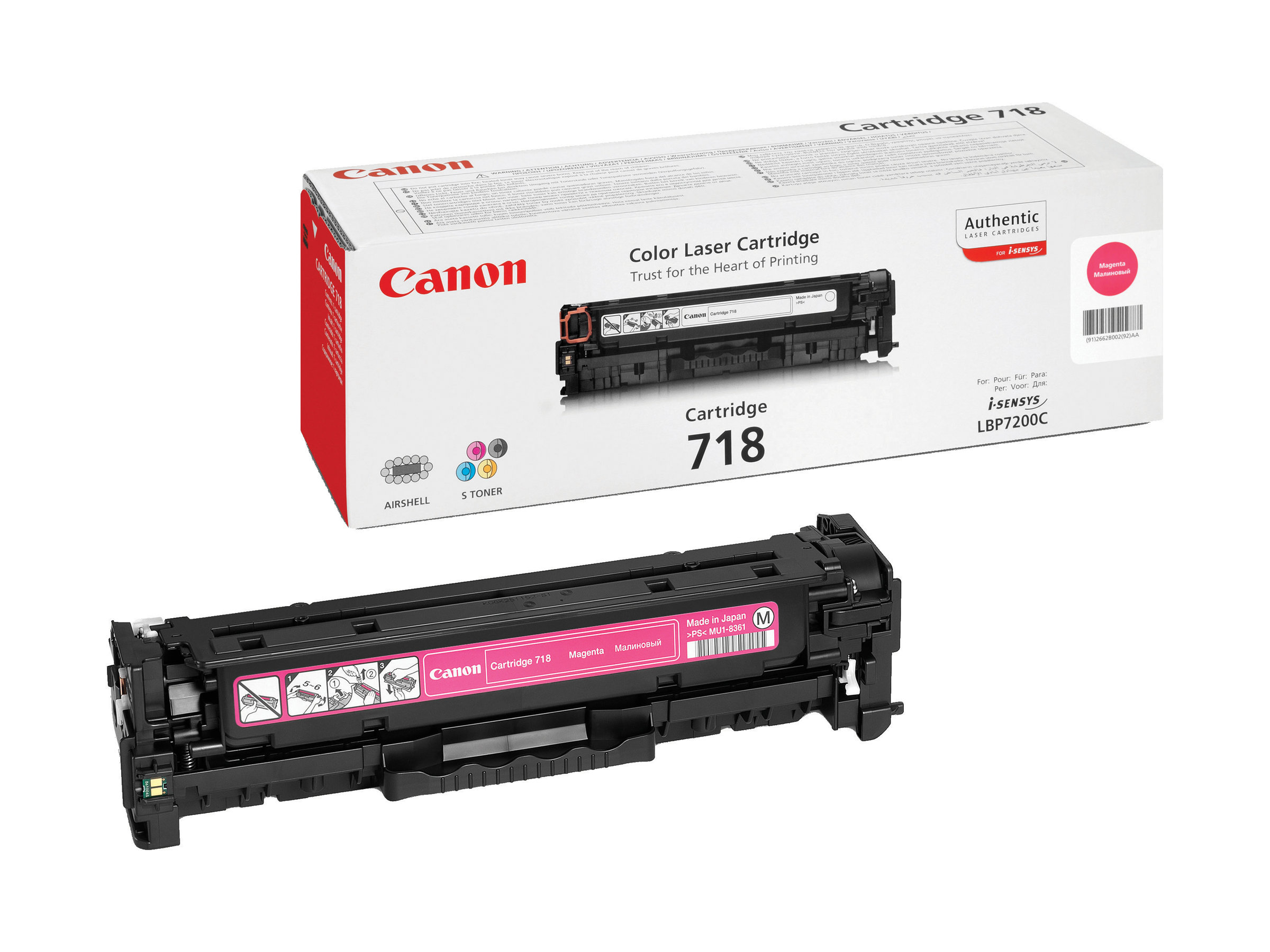 Canon 718 Magenta - Magenta - Original - Tonerpatrone