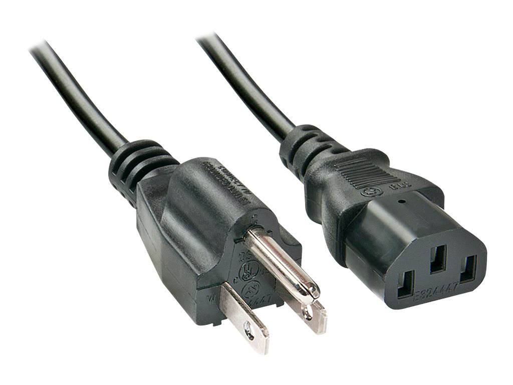 2m US 3 Pin an C13 Netzkabel