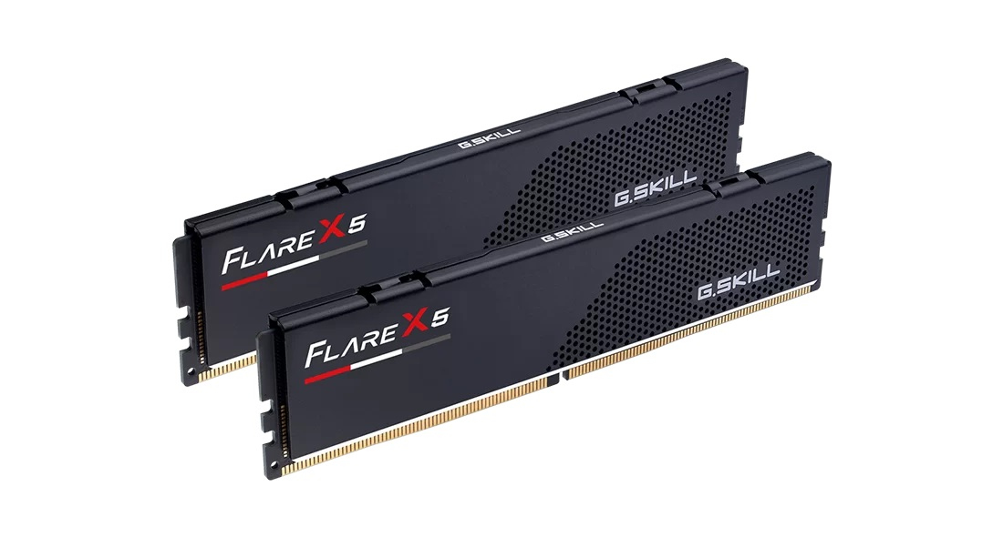 Flare X5 schwarz UDIMM 64GB Kit, DDR5-5600, CL36-36-36-89