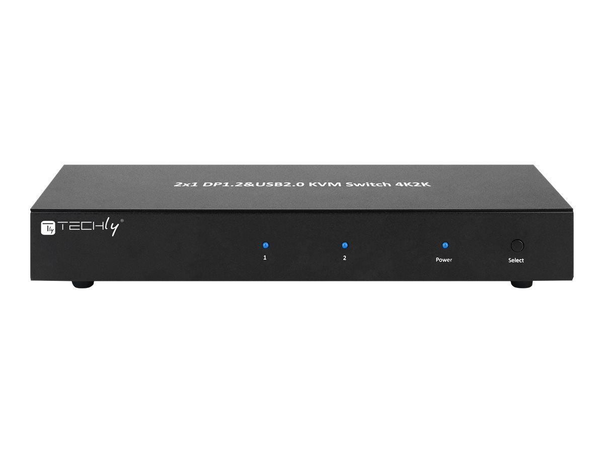 2-Port DisplayPort1.2 Dual-Monitor KVM Switch