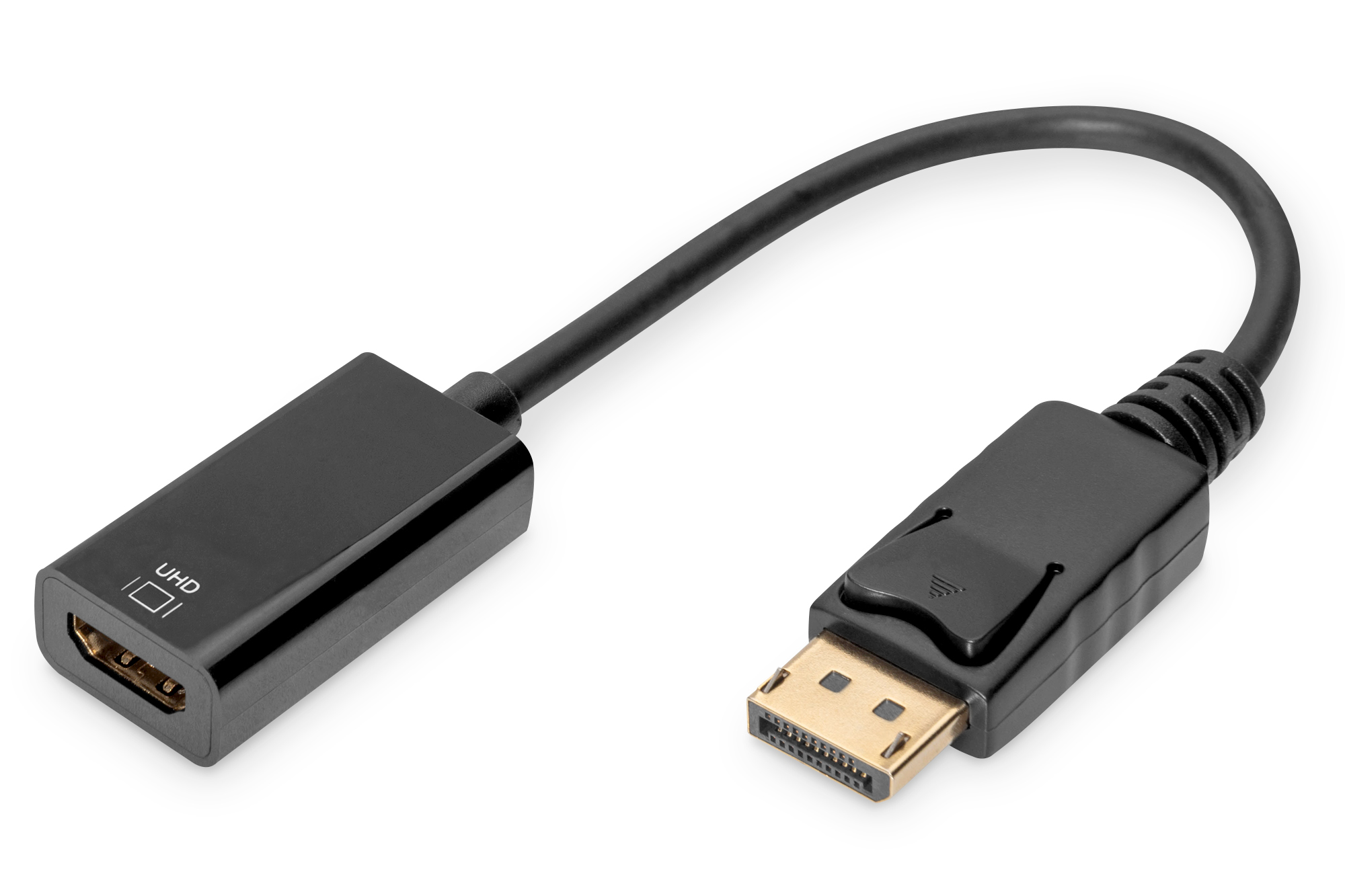 DIGITUS | DisplayPort Adapter DPort -> HDMI St/Bu 0,2m aktiv