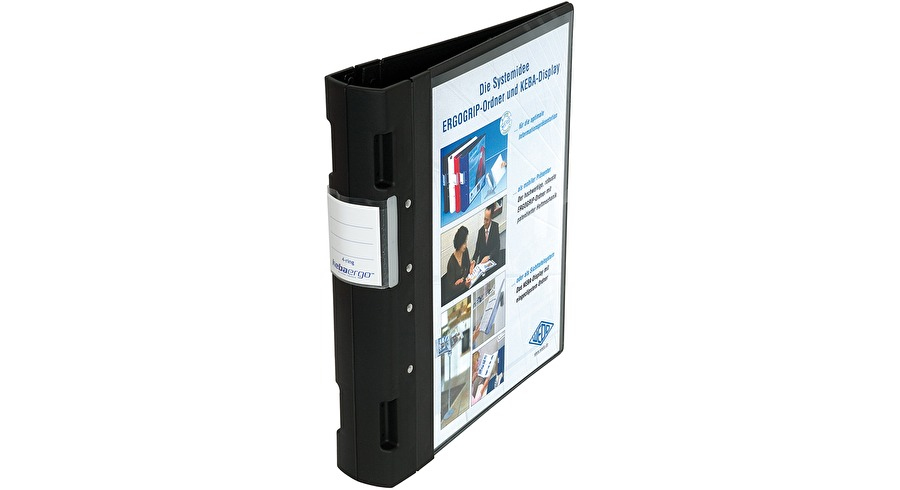 Ordner Ergogrip – A4 – Schwarz