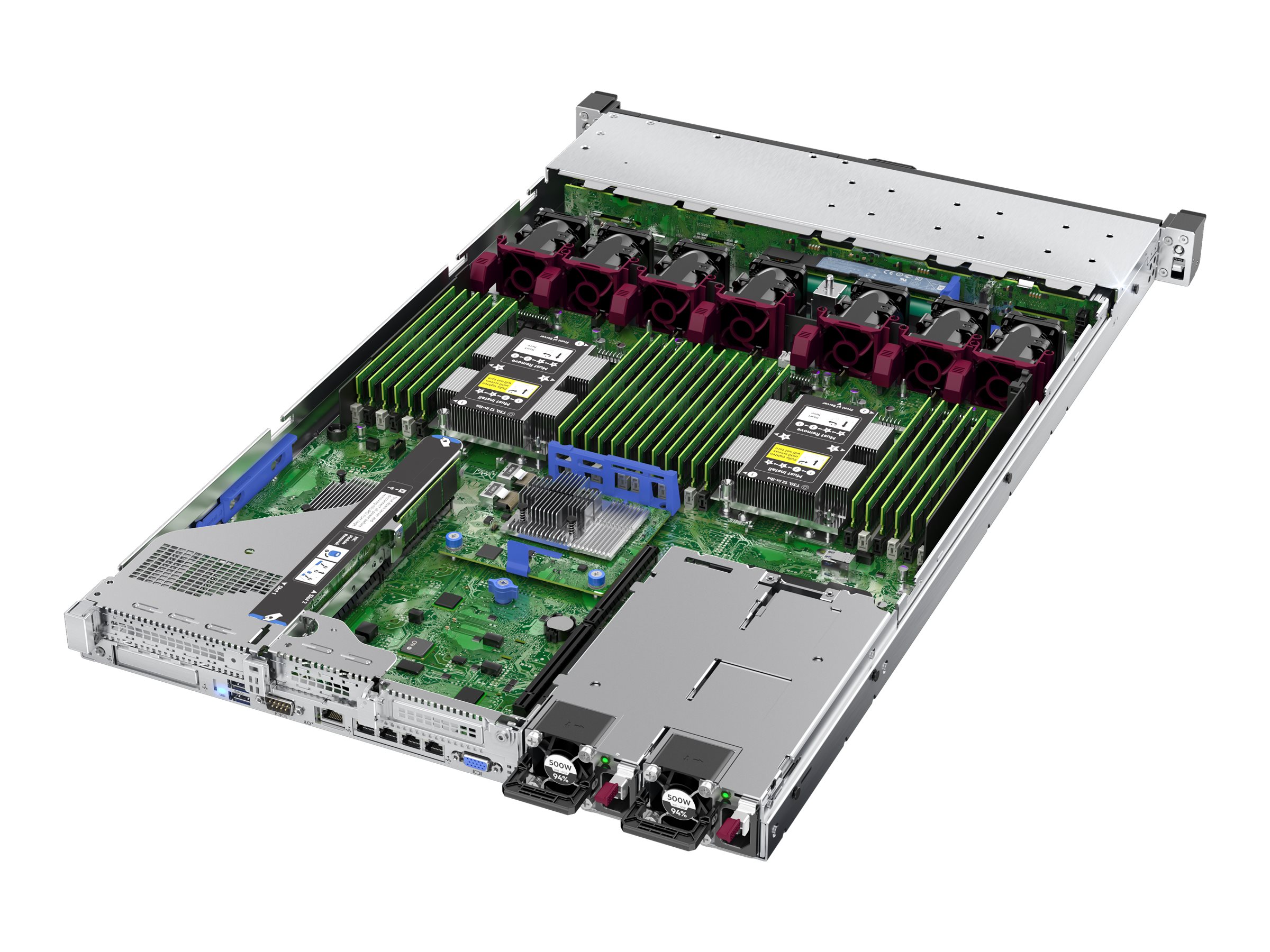 HPE ProLiant DL360 Gen10 SMB Network Choice - Server - Rack-Montage - 1U - zweiweg - 1 x Xeon Silver 4208 / 2.1 GHz - RAM 16 GB - SAS - Hot-Swap 6.4 cm (2.5")