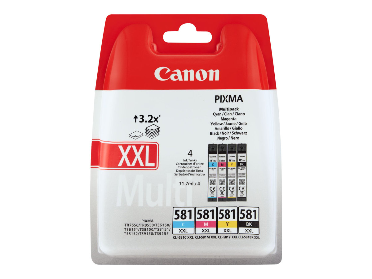 Canon CLI-581XXL C/M/Y/BK Multi Pack - 4er-Pack
