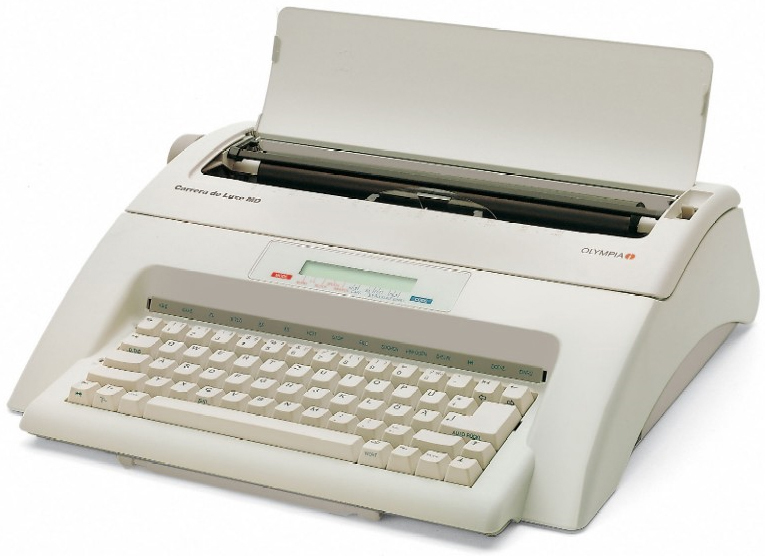 Carrera de luxe MD - Schreibmaschine - LCD Bildschirm