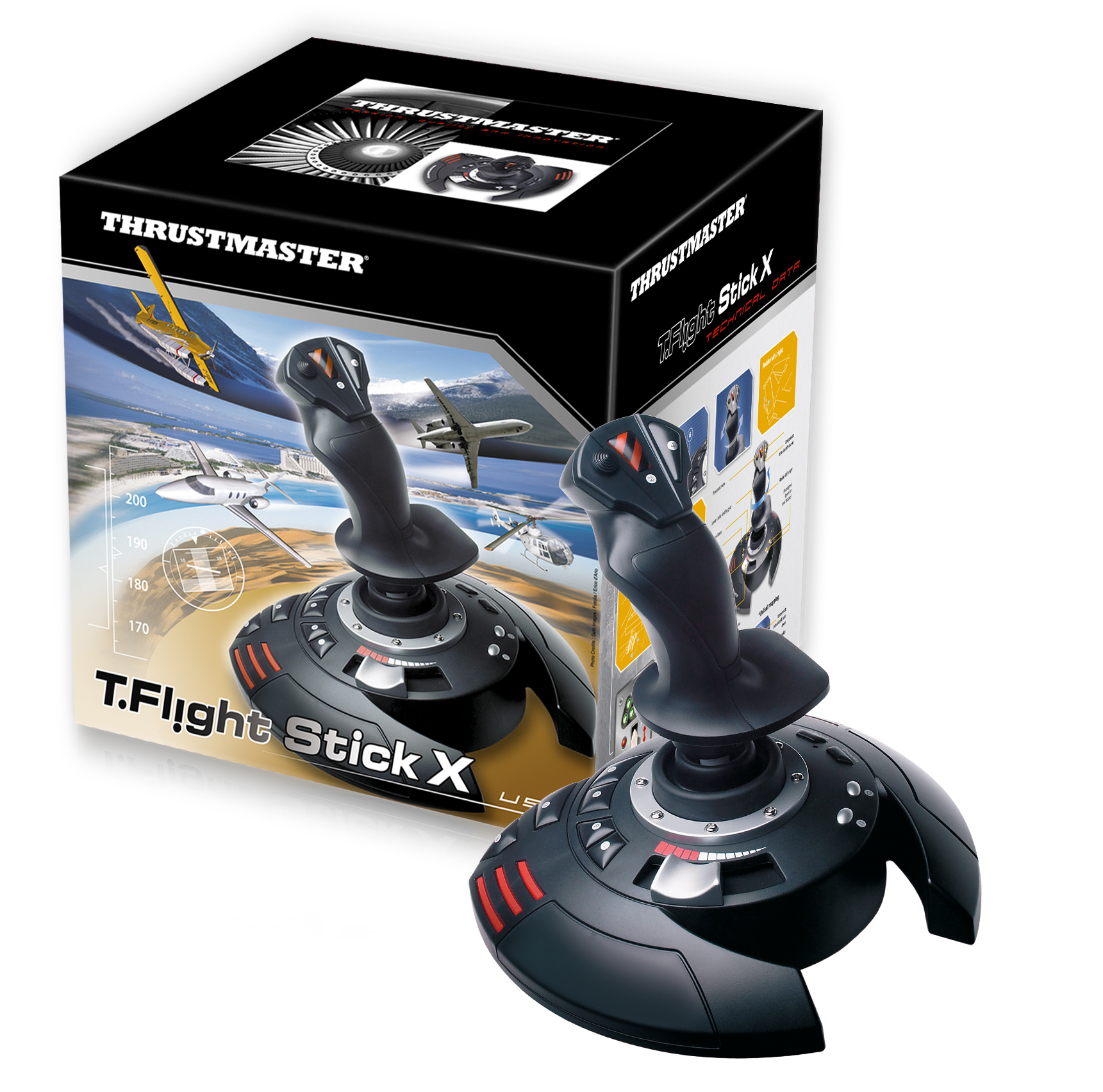 Thrustmaster T-Flight Stick X, USB (PC/PS3) 