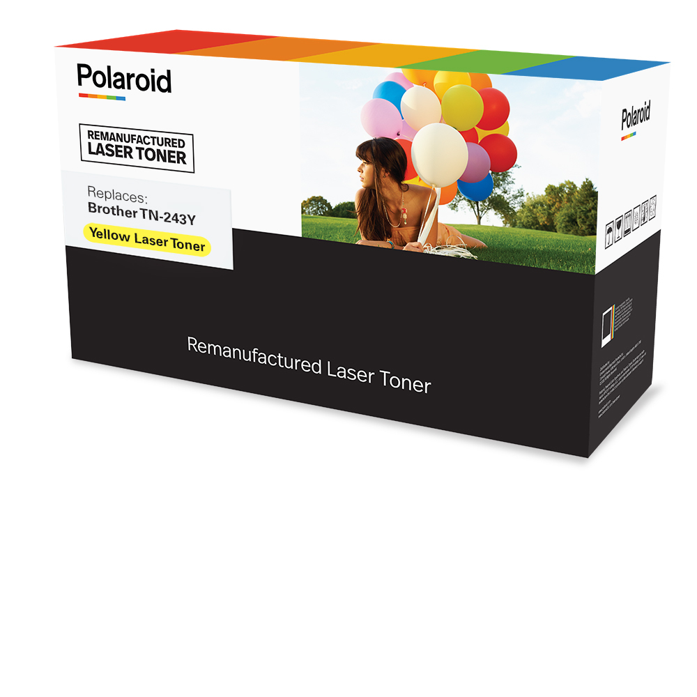 Polaroid Print - Gelb - kompatibel - wiederaufbereitet - Tonerpatrone (Alternative zu: Brother TN243Y)
