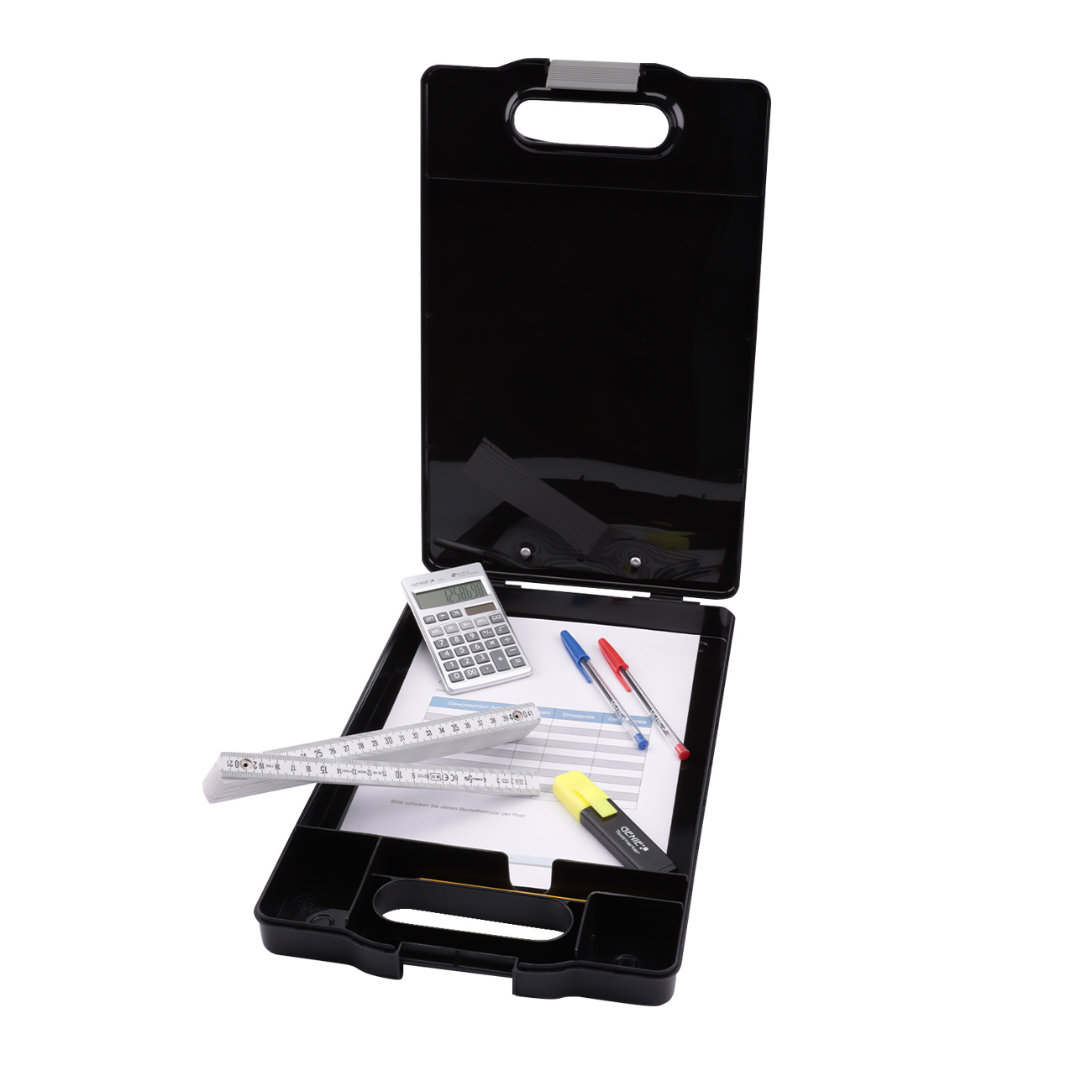 Klemmbrett CL900B | mit Aufbewahrungsfach | schwarz