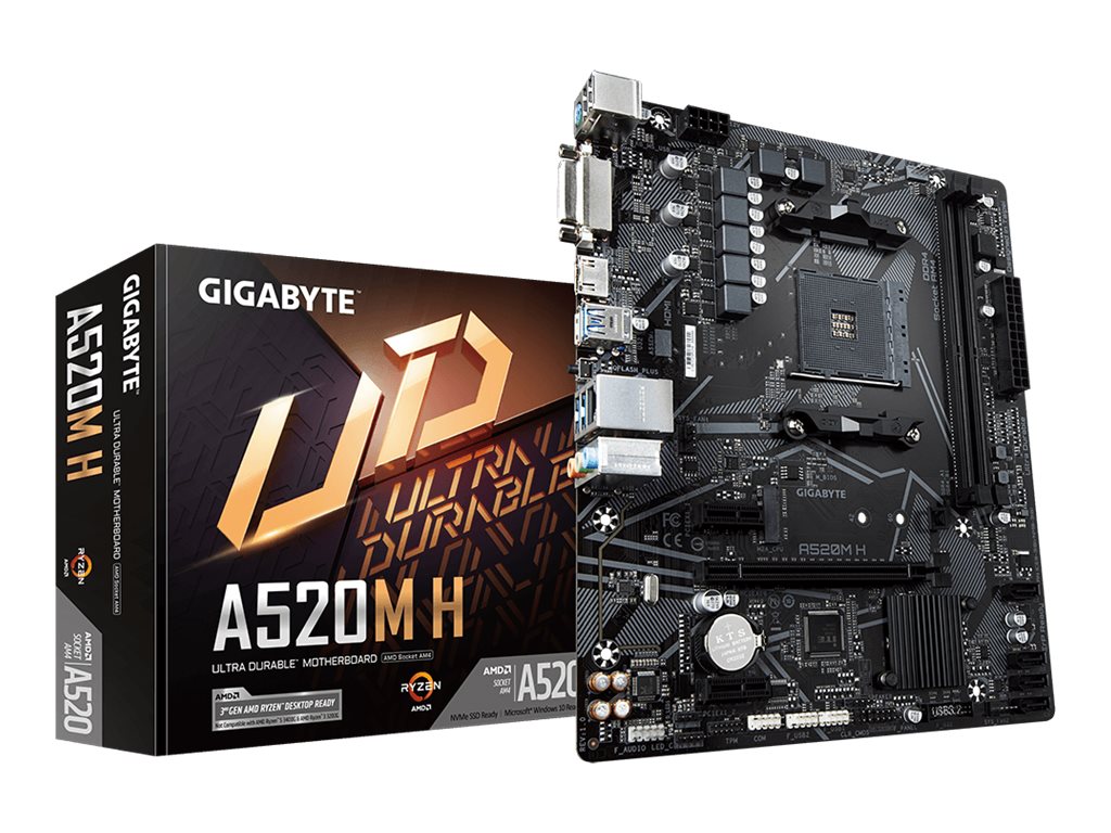 Gigabyte A520M H - AMD A520 - So. AM4 - ATX
