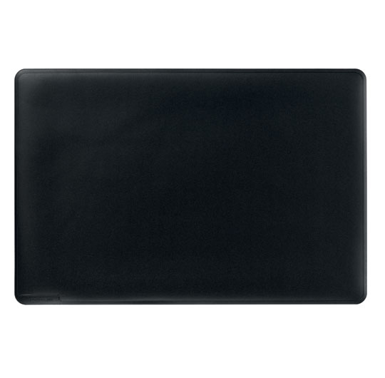 Schreibunterlage PVC mit Dekorrille – 650 × 520 mm – Schwarz