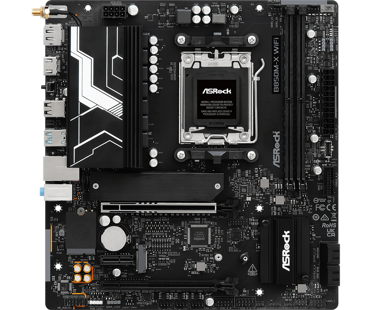 B850M-X Wifi R2.0  AM5 mATX HDMI/DP  DDR5