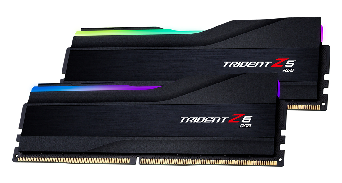 2x 32GB (64GB Kit) DDR5-6000 G.Skill Trident Z5 RGB schwarz CL30 (Intel XMP)