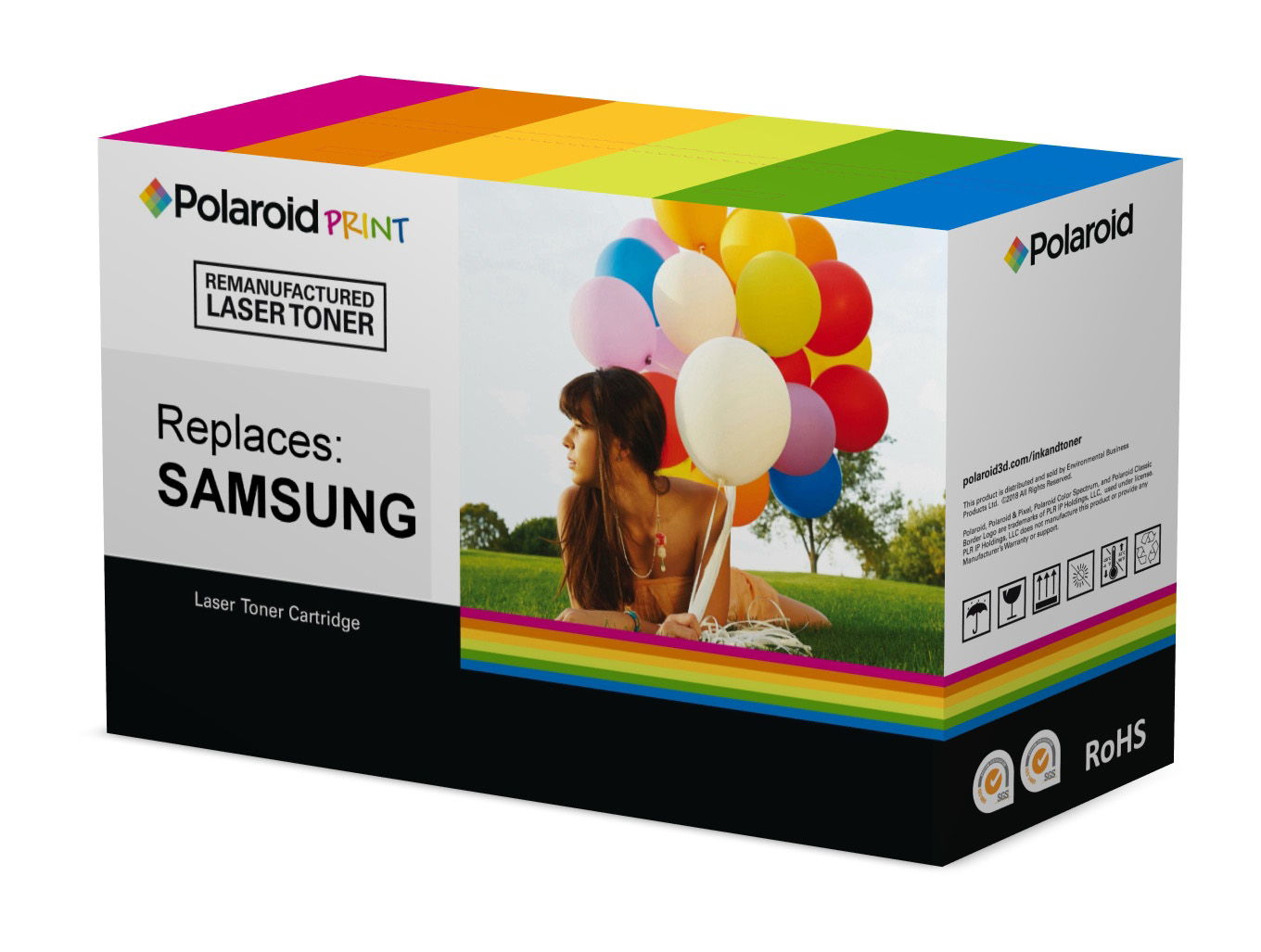 Polaroid Schwarz - kompatibel - wiederaufbereitet - Tonerpatrone (Alternative zu: Samsung MLT-D203E/ELS)