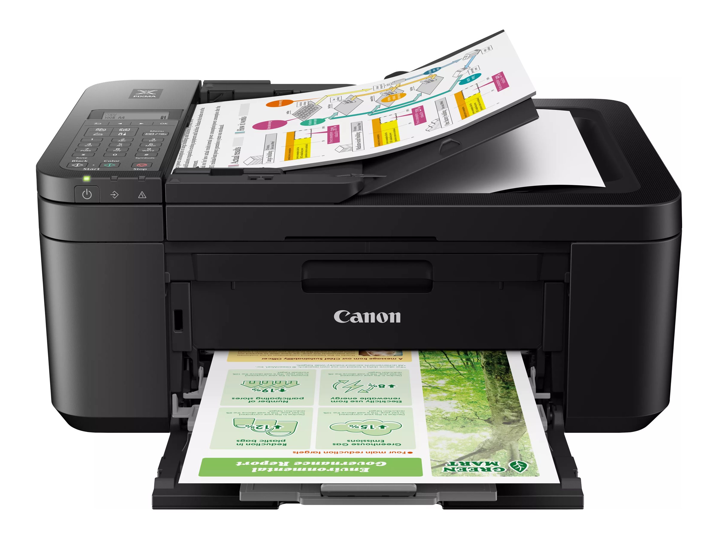 Canon PIXMA TR4750i Multifunktionssystem 4-in-1 schwarz