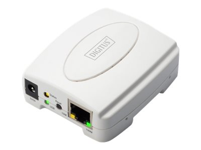 DIGITUS | Printserver Fast Ethernet, 1-Port USB2.0