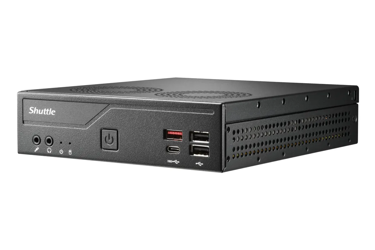 XPC slim DH810 | Barebone Mini-PC | Intel Core Ultra 200 | LGA1851 | DDR5 | 2.5G LAN | USB4 | 3x Display