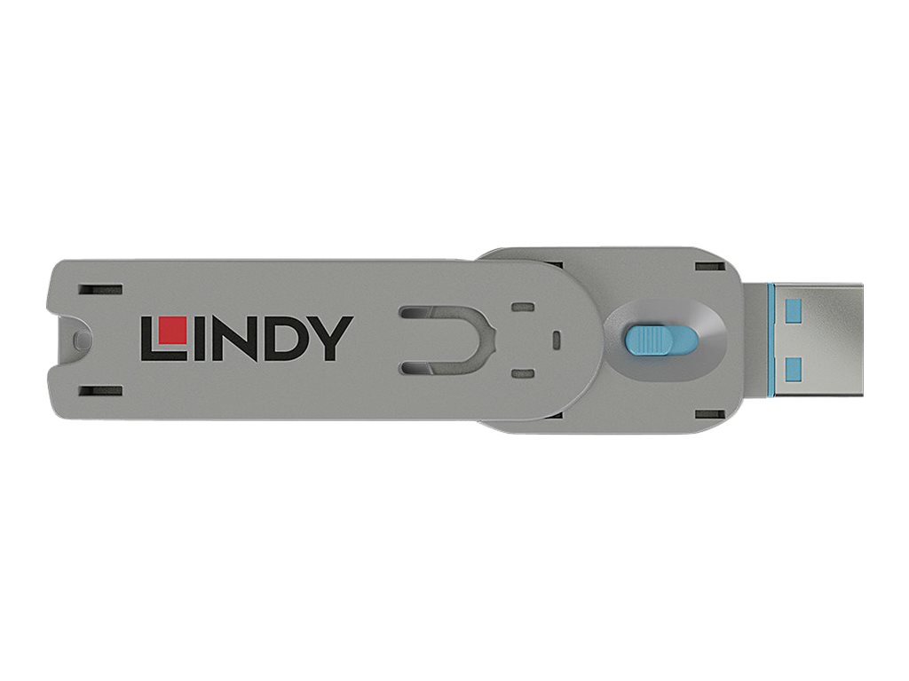 Lindy | Schlüssel für USB Typ A Port Schloss, Blau