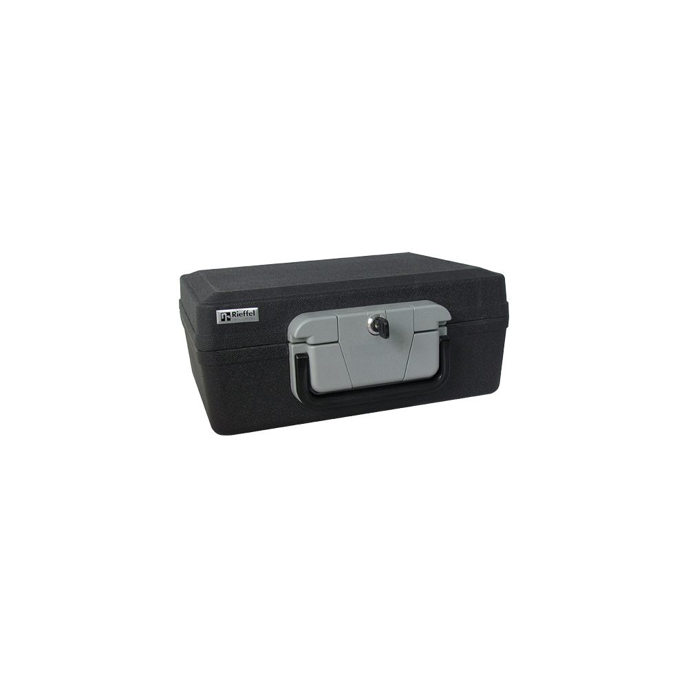 Rieffel SECURITYCASE 6 - Tragbarer Safe - Schwarz - Grau - Elektronisch - Schlüssel - 6,4 l - Kunststoff - Dokument