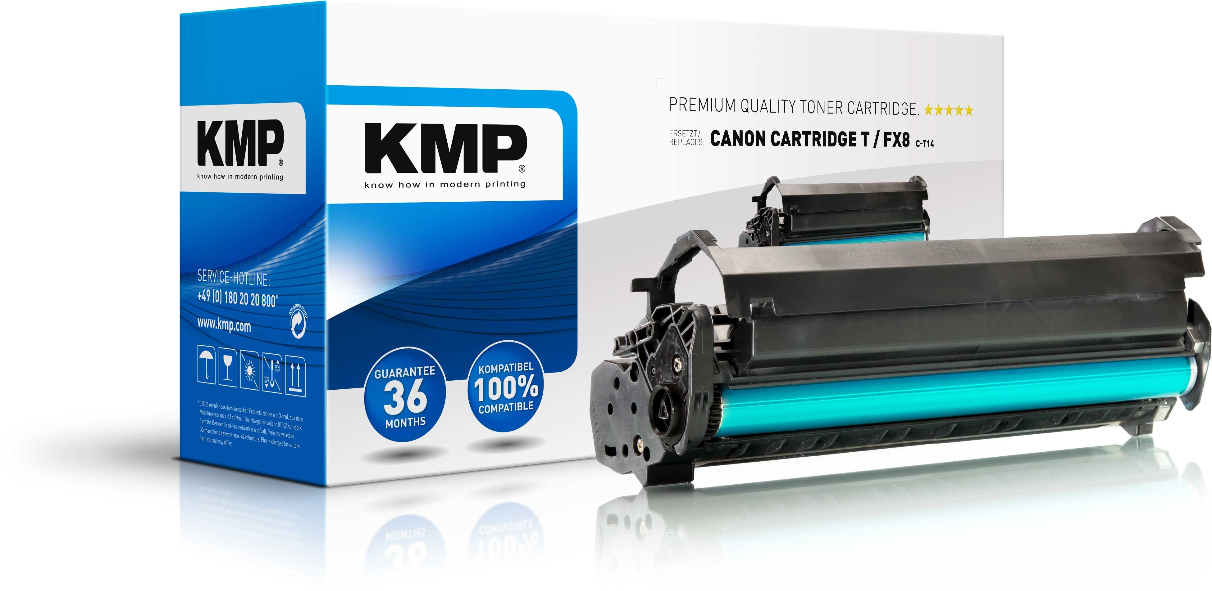KMP Schwarz - compatible - Tonerpatrone - für Canon FAX L380