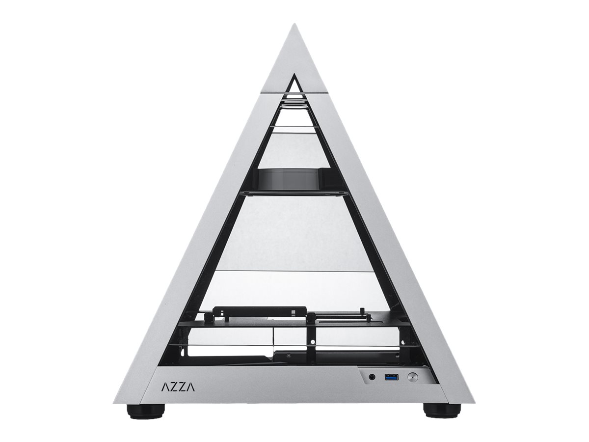 AZZA Pyramid Mini 806 - Schwarz - Glasfenster