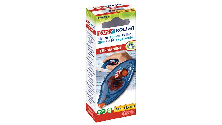 Tesa Roller Kleben Permanent ecoLogo® Einwegroller - Tape - Roller