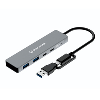4-Port USB HUB   2x USB-C und 2x USB-A  10Gbps