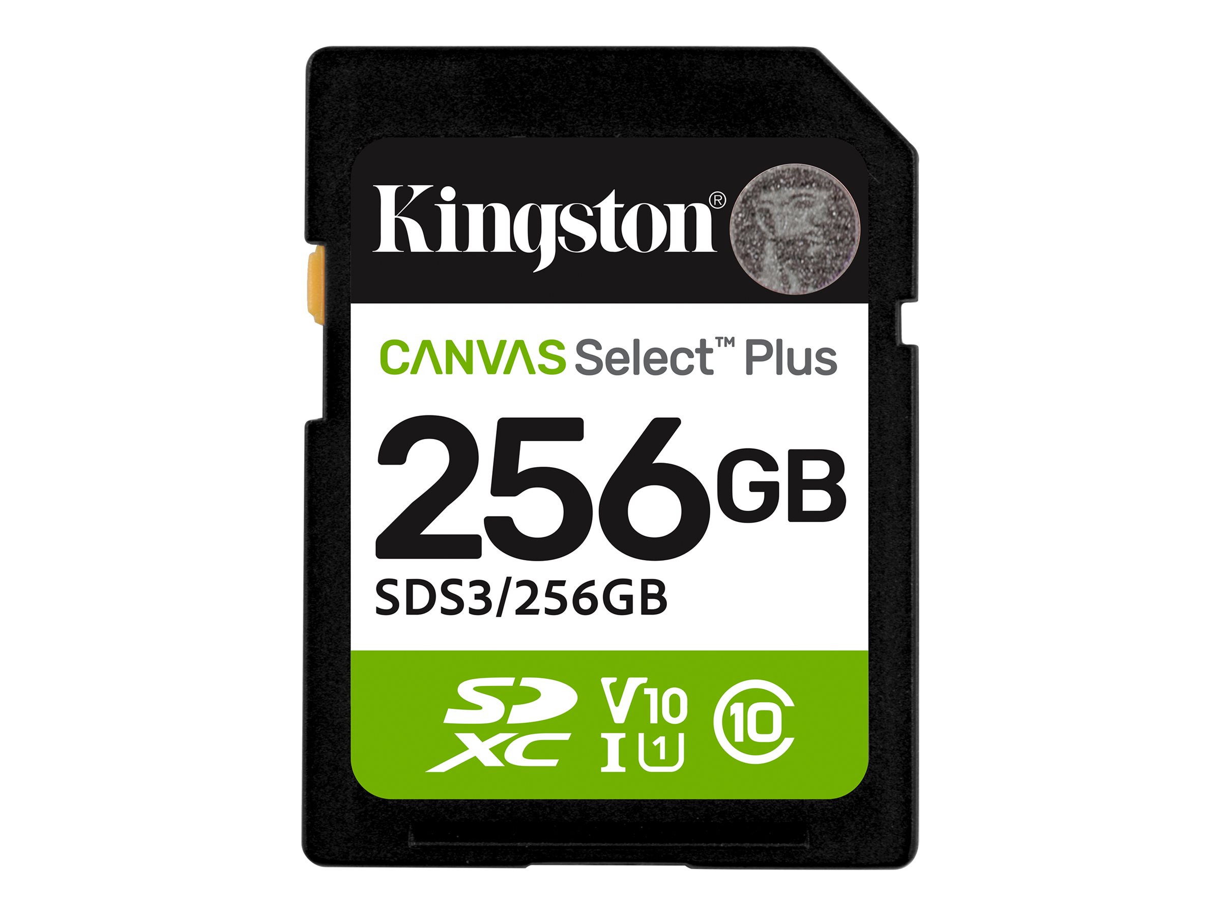 SD Card 256GB Kingston SDXC Canvas Plus Gen3 C10 retail