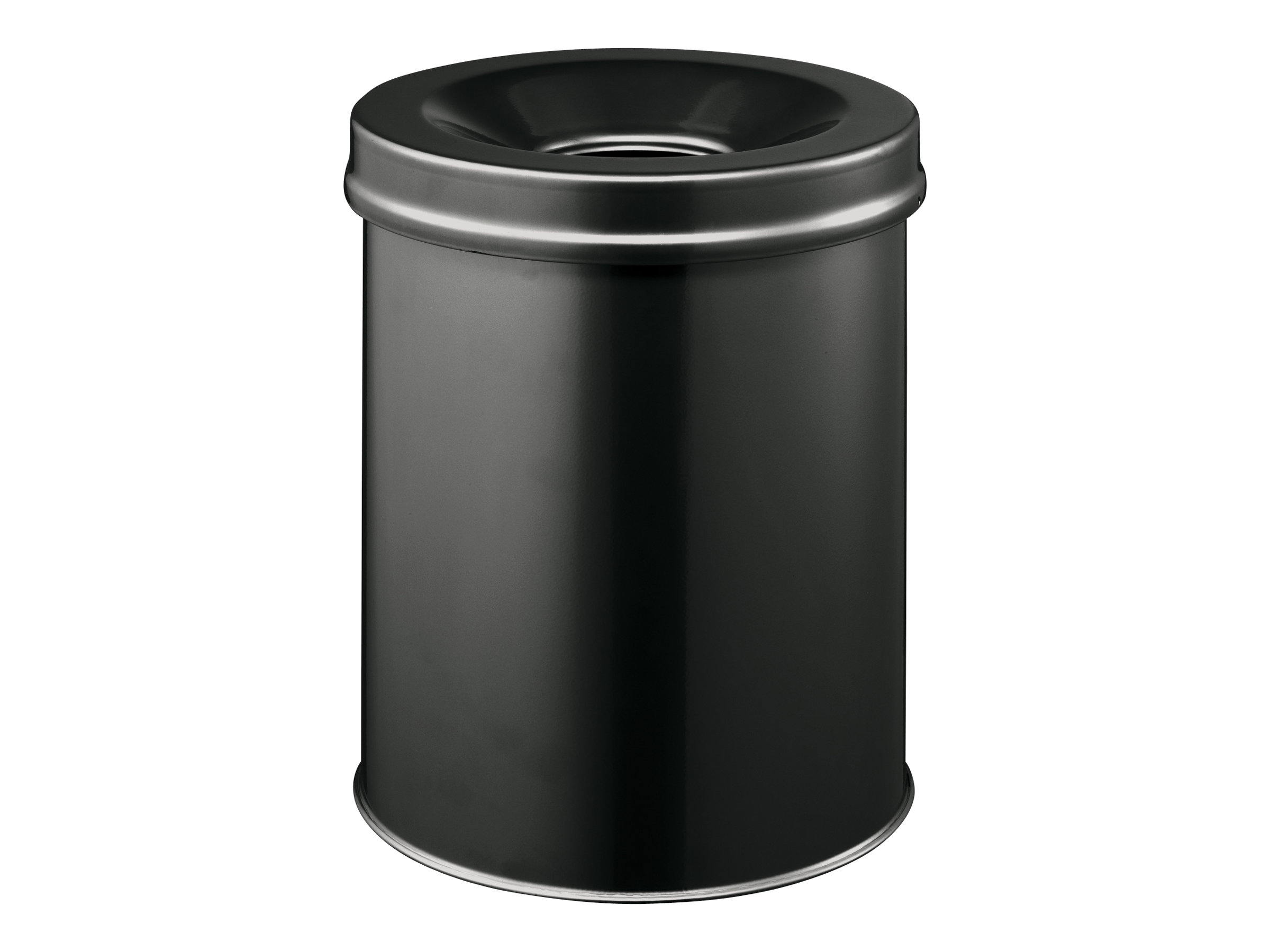 DURABLE Papierkorb Safe rund 15 Liter schwarz