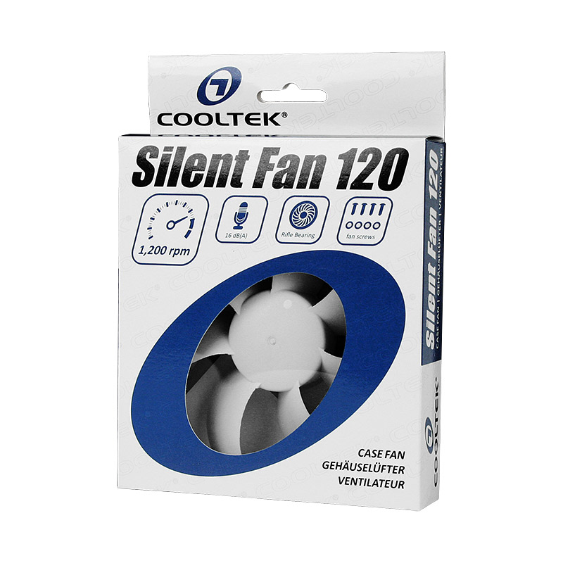 PC-Cooling Cooltek Silent Fan Series - Gehäuselüfter - 120