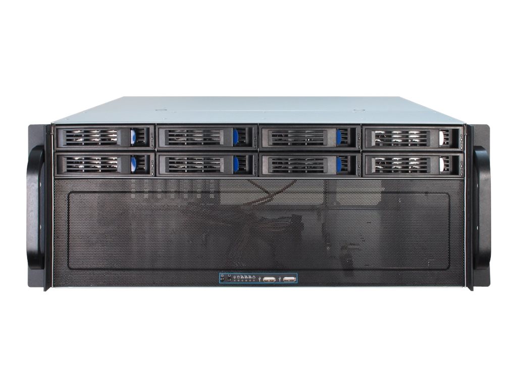 Inter-Tech IPC 4U-4408 - Rack-Montage - 4U - erweitertes ATX / SSI EEB - ohne Netzteil (ATX)