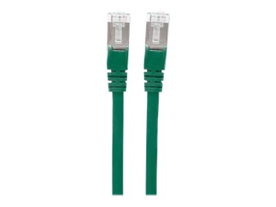 Intellinet Network Patch Cable, Cat7 Cable/Cat6A Plugs, 1m, Green, Copper, S/FTP, LSOH / LSZH, PVC, RJ45, Gold Plated Contacts, Snagless, Booted, Polybag - Patch-Kabel - RJ-45 (M)