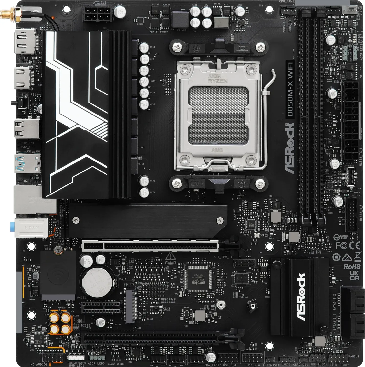 AsRock B850M-X WiFi - AMD B850 - So. AM5 - mATX