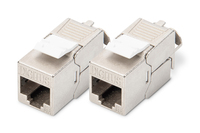 DIGITUS Keystone Jack Cat6A/RJ45->LSA geschirmt 500MHz   2St