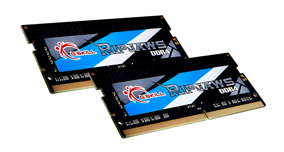 2x 16GB (32GB SO-DIMM Kit) DDR4-3200 G.Skill RipJaws CL22