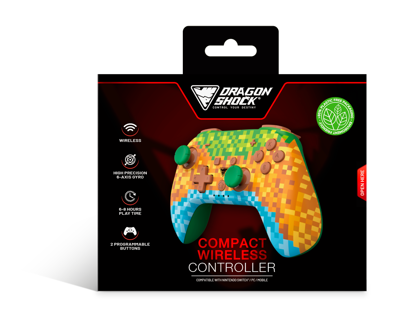 Dragonshock Controller Poptop     Wireless Cubes Switch