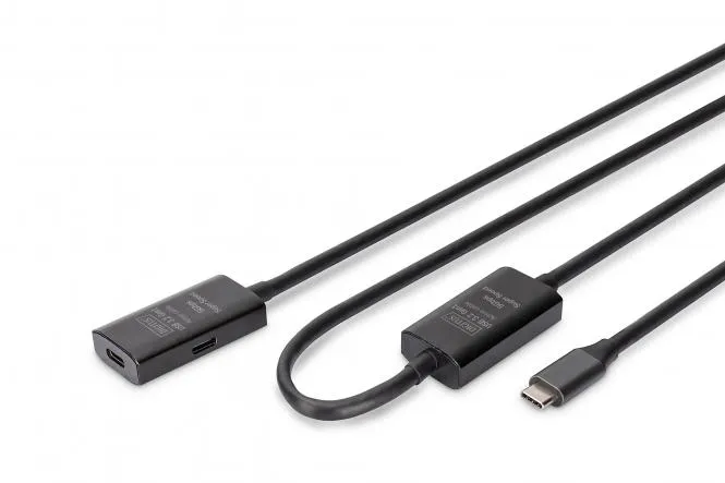DIGITUS | Verlängerungskabel USB-C->USB-C St./Bu. 5G   10,00m