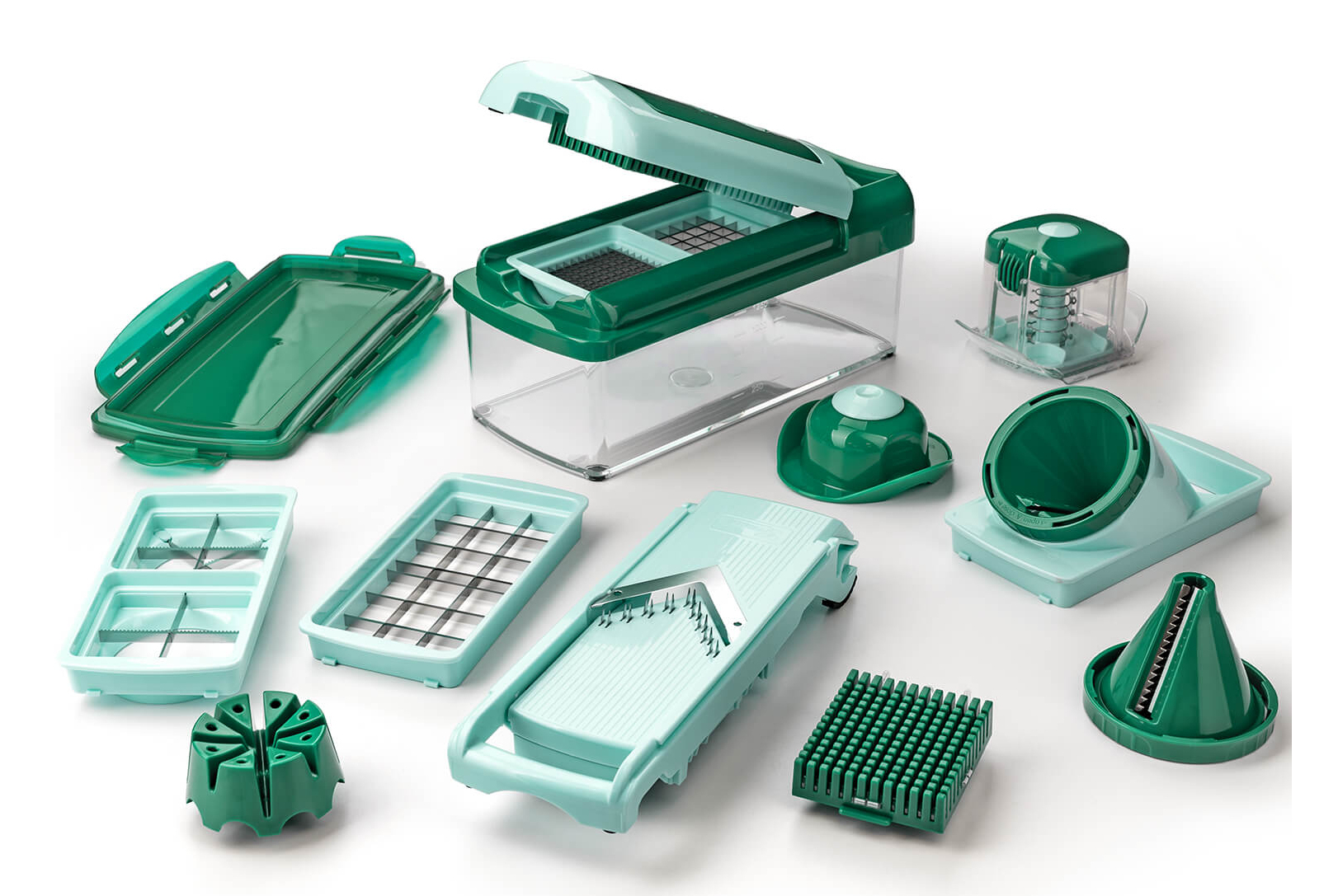 Nicer Dicer Fusion smart Set 16-tlg. mintgrün