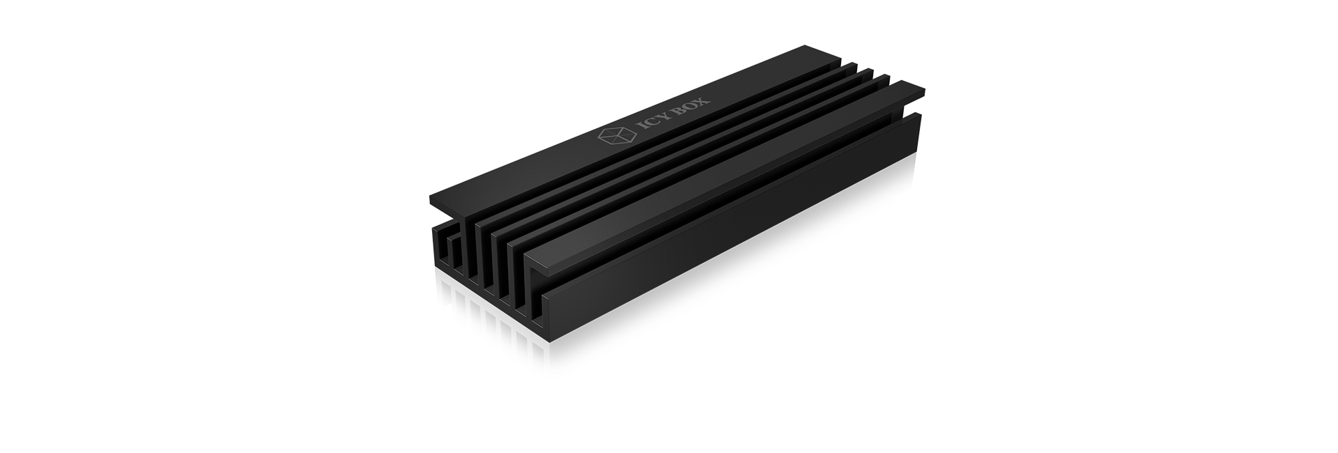 ICY BOX | Kühlkörperset für M.2 SSD, Aluminium, 10 mm dick | anthracite
