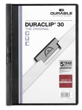 Klemm-Mappe Duraclip Original 30 schwarz