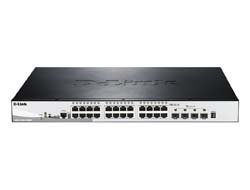 D-Link SmartPro DGS-1510-28XMP - Switch - L3 - managed - 24 x 10/100/1000 (PoE+)