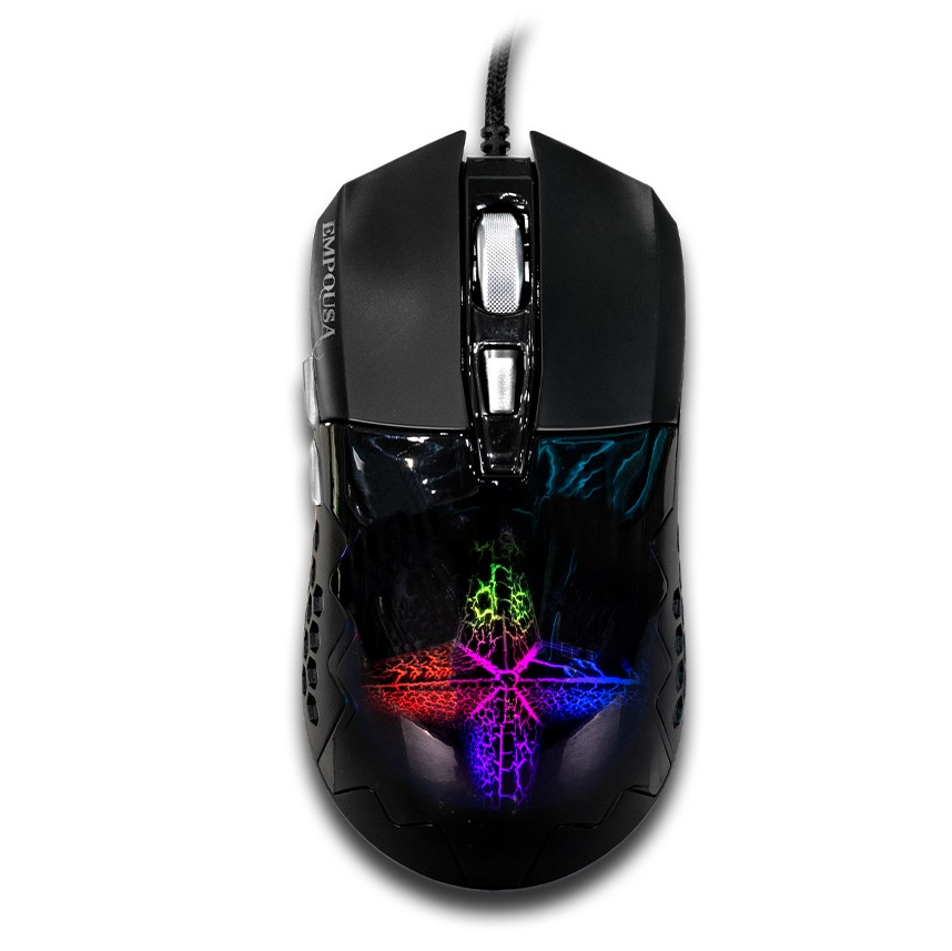 INCA Gaming Maus IMG-355GX  7200 DPI, RGB, 6 Tasten, USB, SW retail
