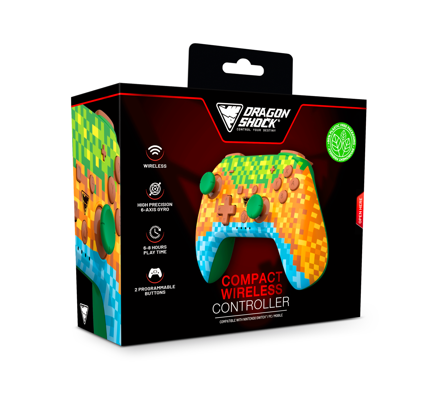 Dragonshock Controller Poptop     Wireless Cubes Switch