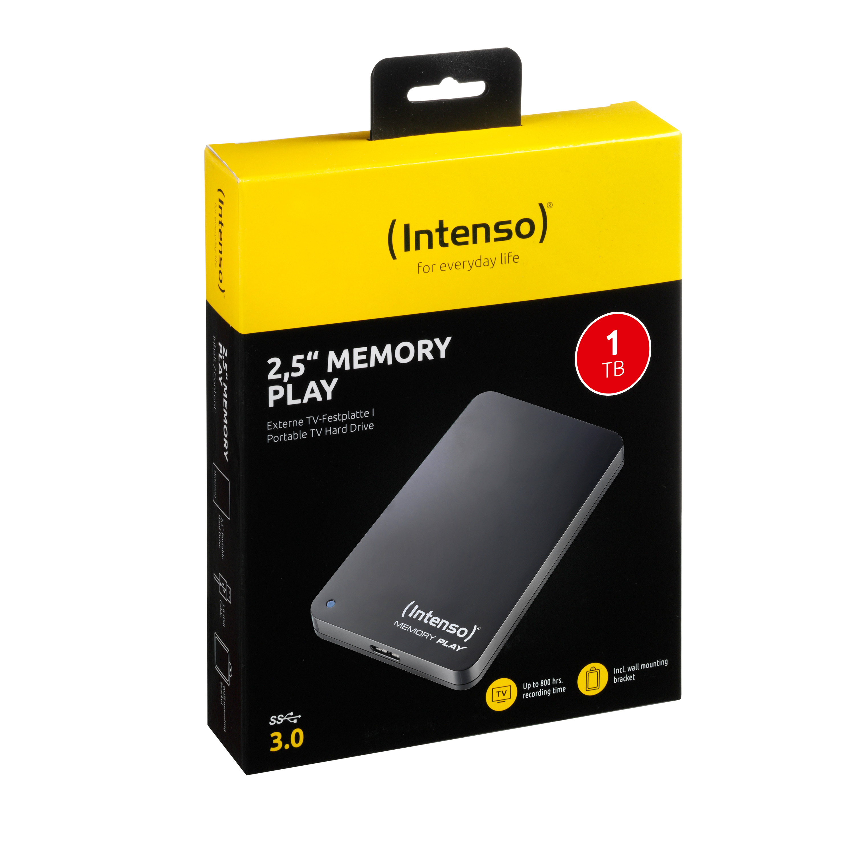 Intenso MEMORY PLAY - Festplatte - 1 TB - extern (tragbar)