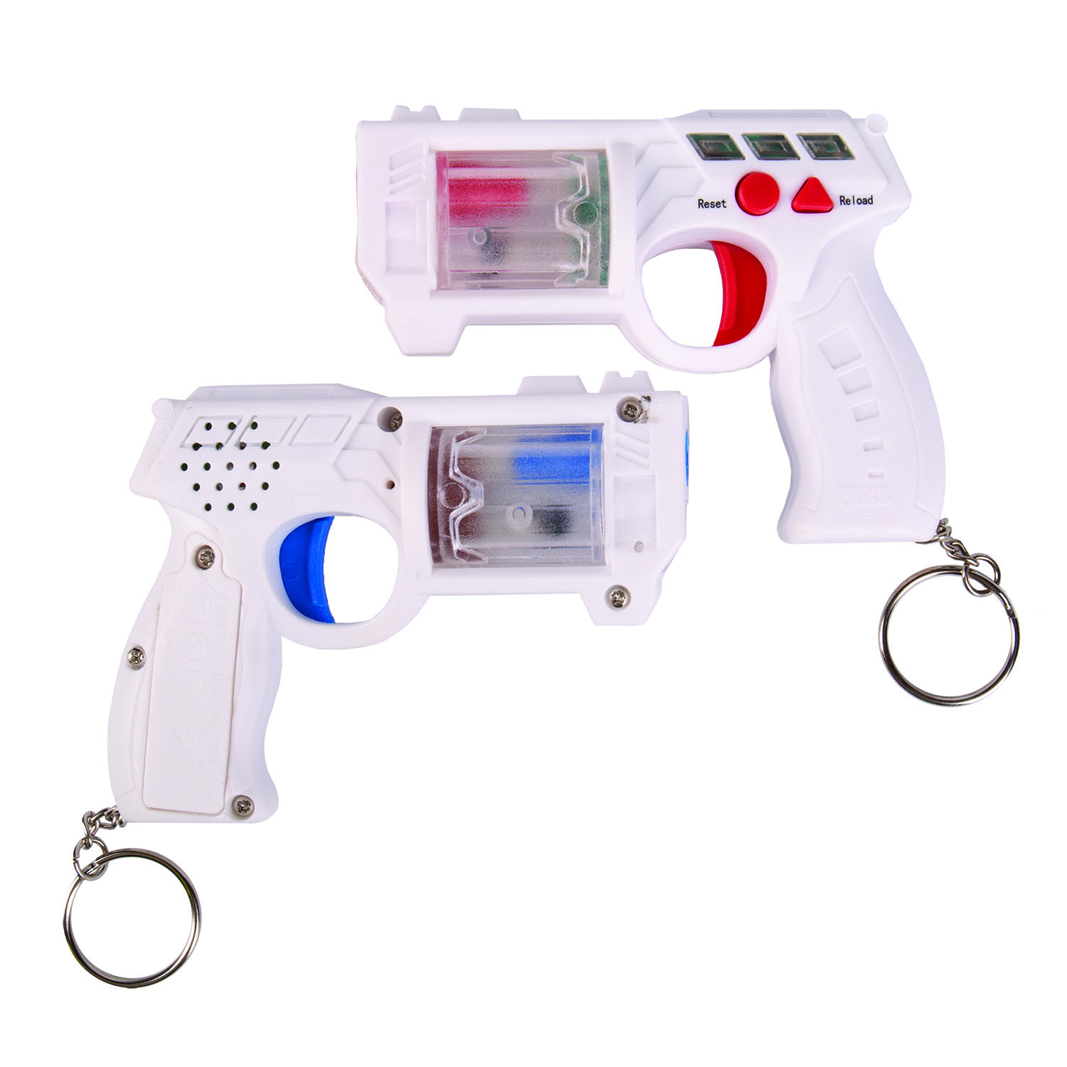 Laserpistole 2 Stück weiß