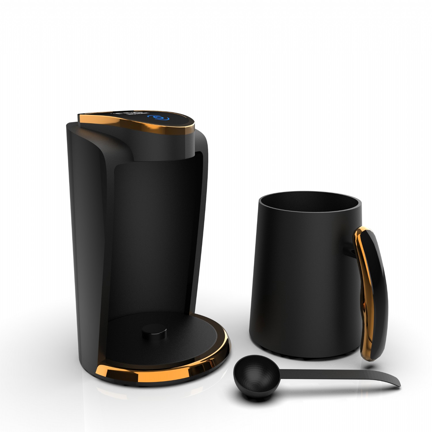 Mokka Kaffeemaschine Touch-Control IKM-011, mit Turbo-Modus