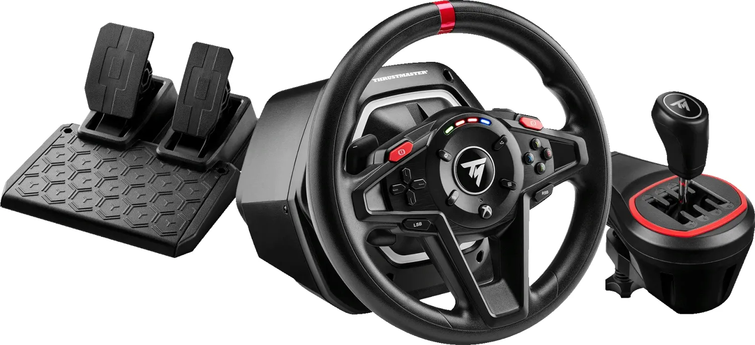 Thrustmaster T128 Shifter Pack (Lenkrad inkl. TH8S Add-On Shifter), (PC/Xbox SX/Xbox One)