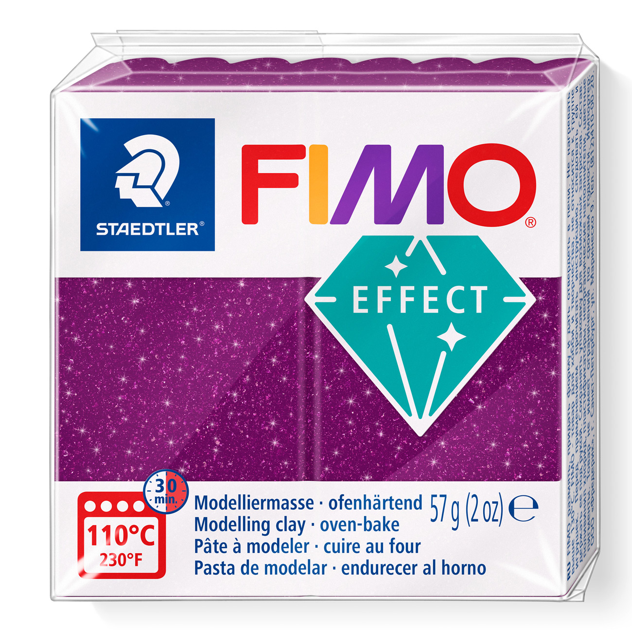 FIMO Modelliermasse Effect 57g  Galaxy lila retail
