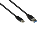 USB3.0 Kabel A-USB-C schwarz 3m